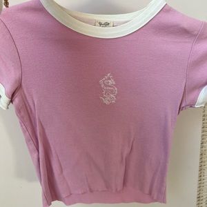 pink brandy Melville top